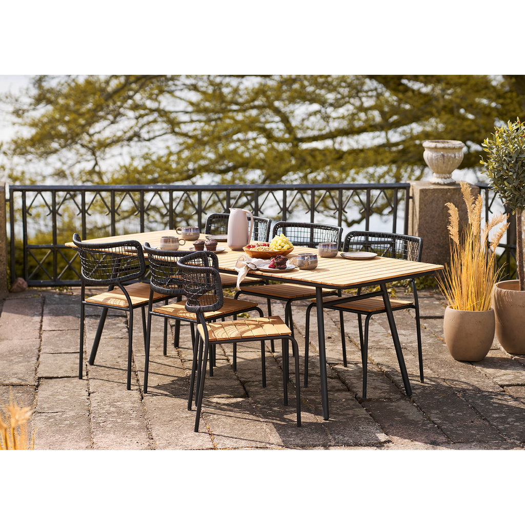 Nashville Dining Chair — Natural / Black