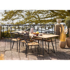 Nashville Dining Chair — Natural / Black