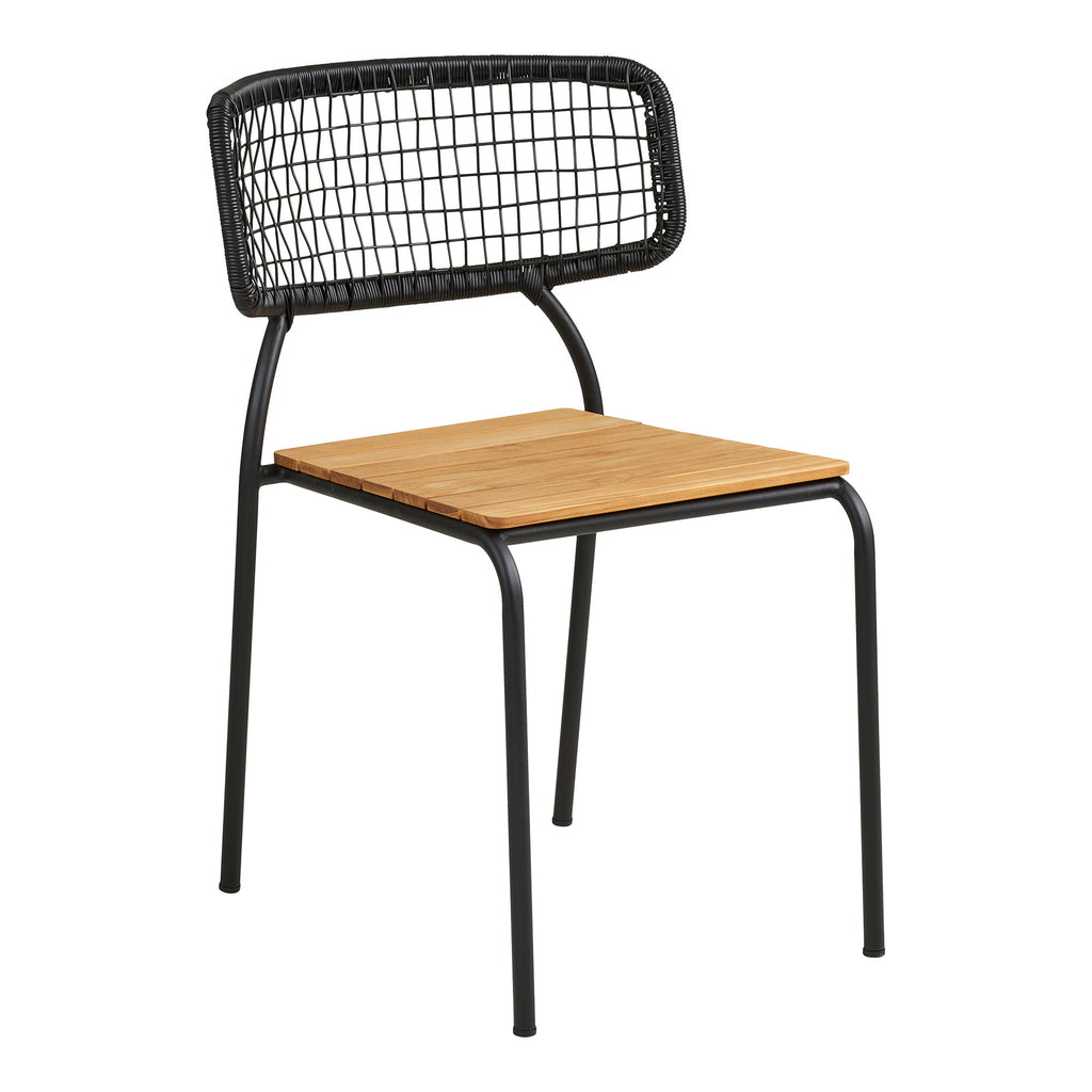 Nashville Dining Chair — Natural / Black