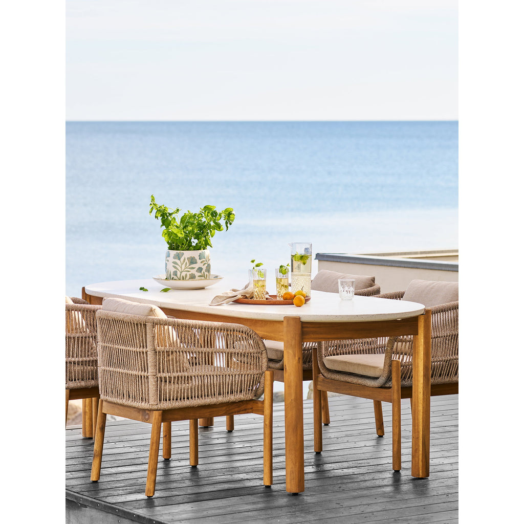 Terracina Dining Chair — Brown / Beige