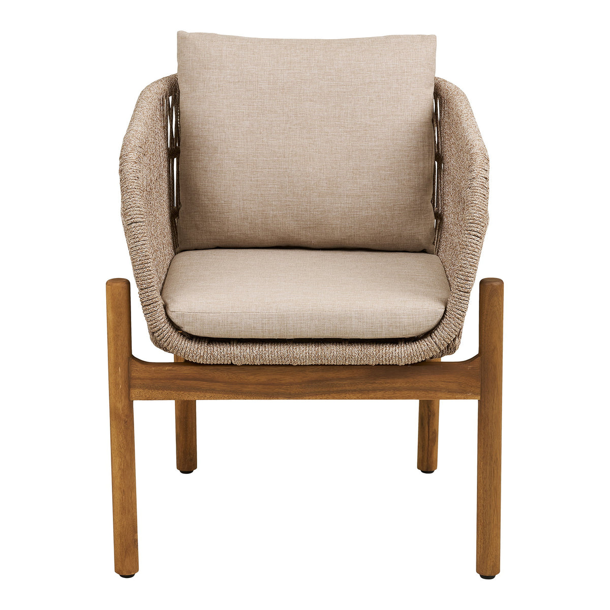 Terracina Dining Chair — Brown / Beige