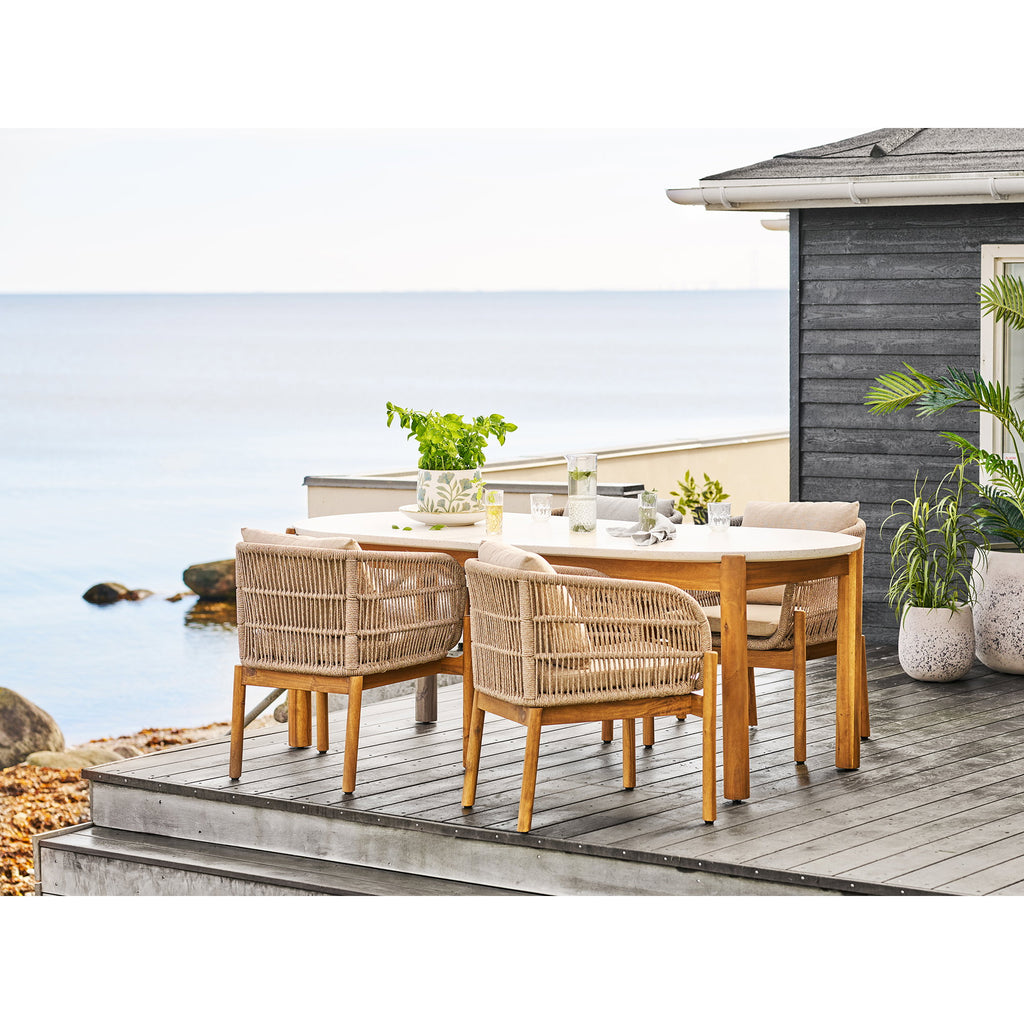 Terracina Dining Chair — Brown / Beige