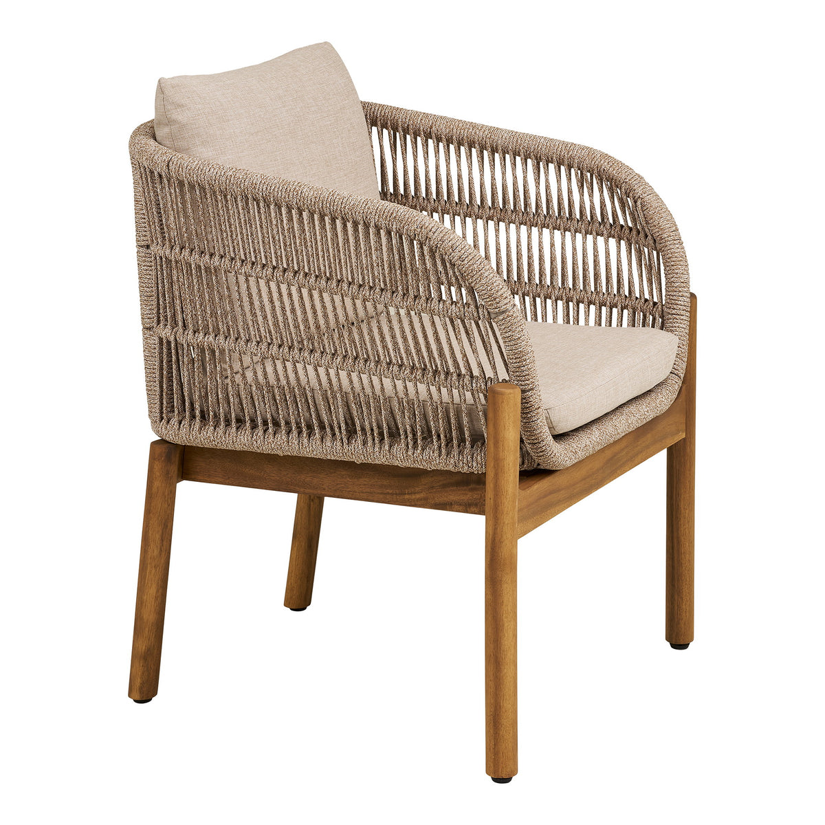 Terracina Dining Chair — Brown / Beige