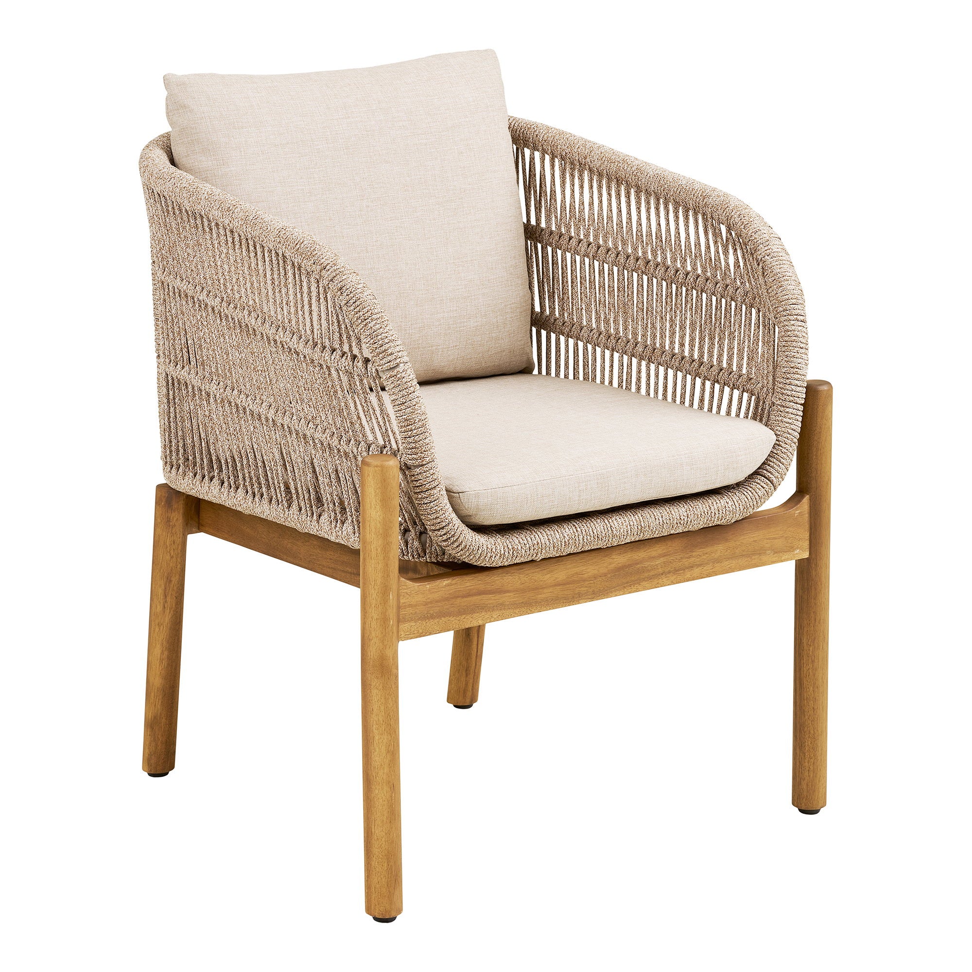 Terracina Dining Chair — Brown / Beige