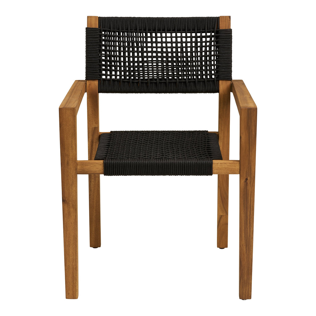 Anzio Dining Chair — Natural / Black