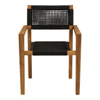 Anzio Dining Chair — Natural / Black
