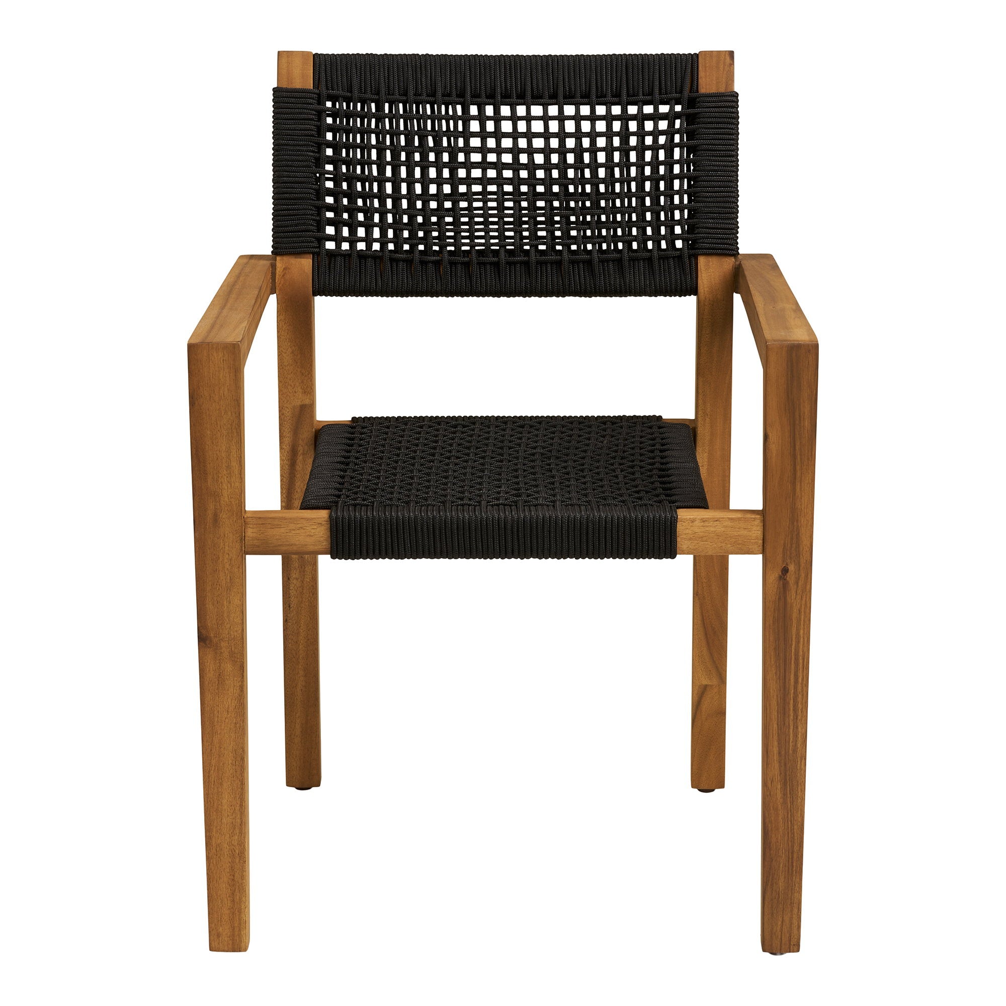 Anzio Dining Chair — Natural / Black