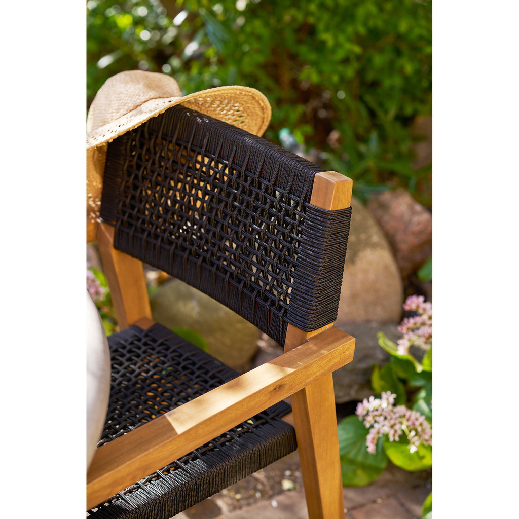 Anzio Dining Chair — Natural / Black