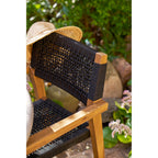 Anzio Dining Chair — Natural / Black