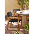 Anzio Dining Chair — Natural / Black
