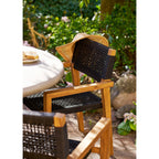 Anzio Dining Chair — Natural / Black