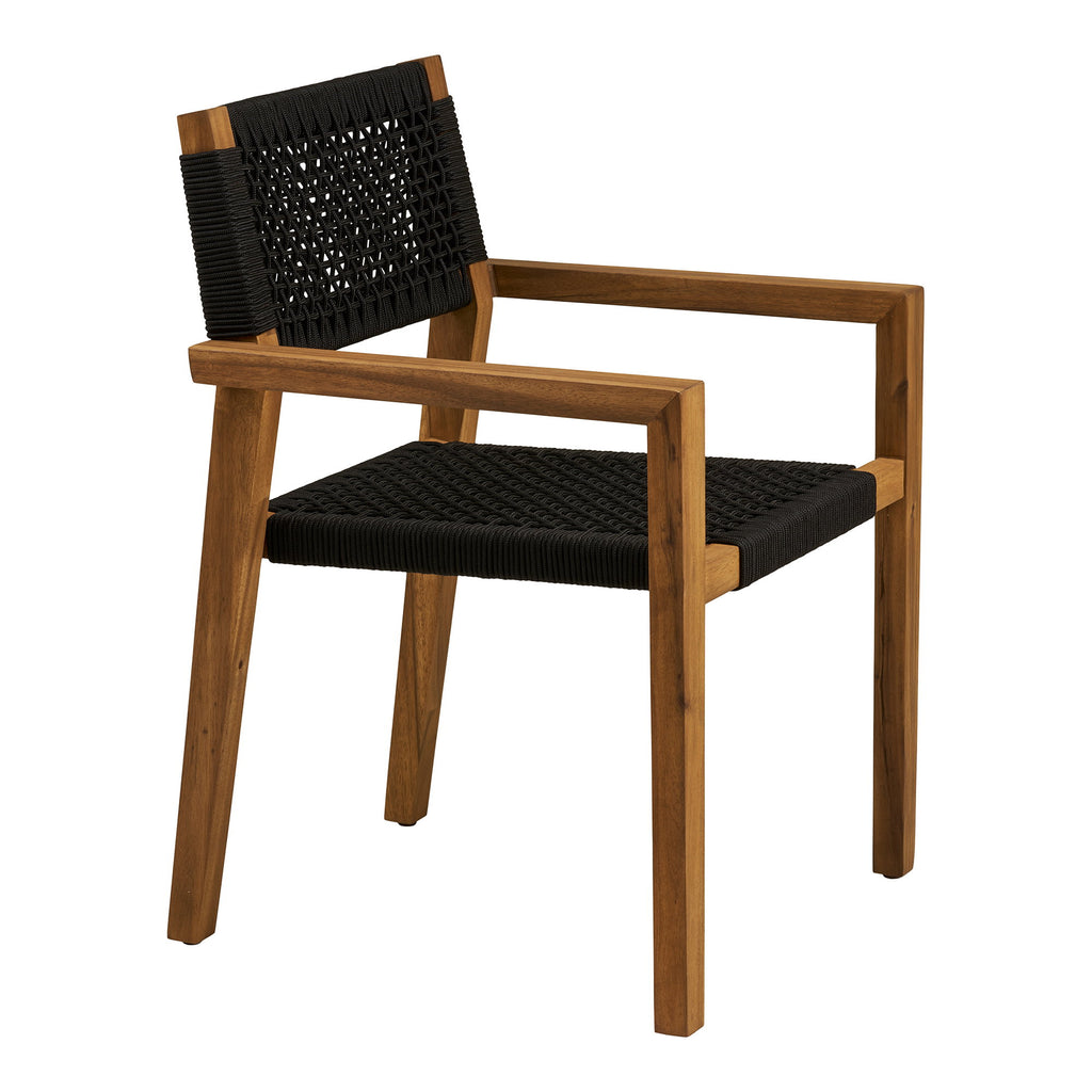 Anzio Dining Chair — Natural / Black