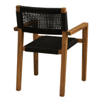 Anzio Dining Chair — Natural / Black