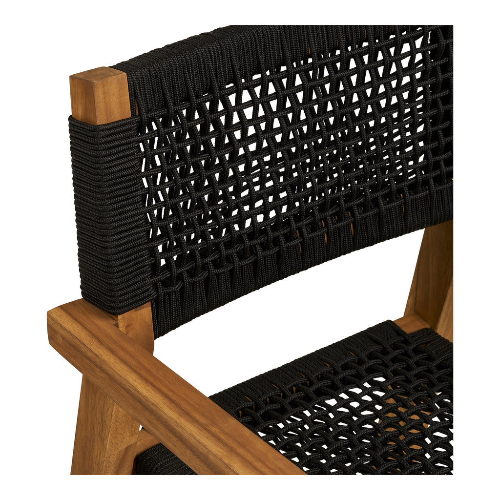 Anzio Dining Chair — Natural / Black