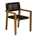 Anzio Dining Chair — Natural / Black