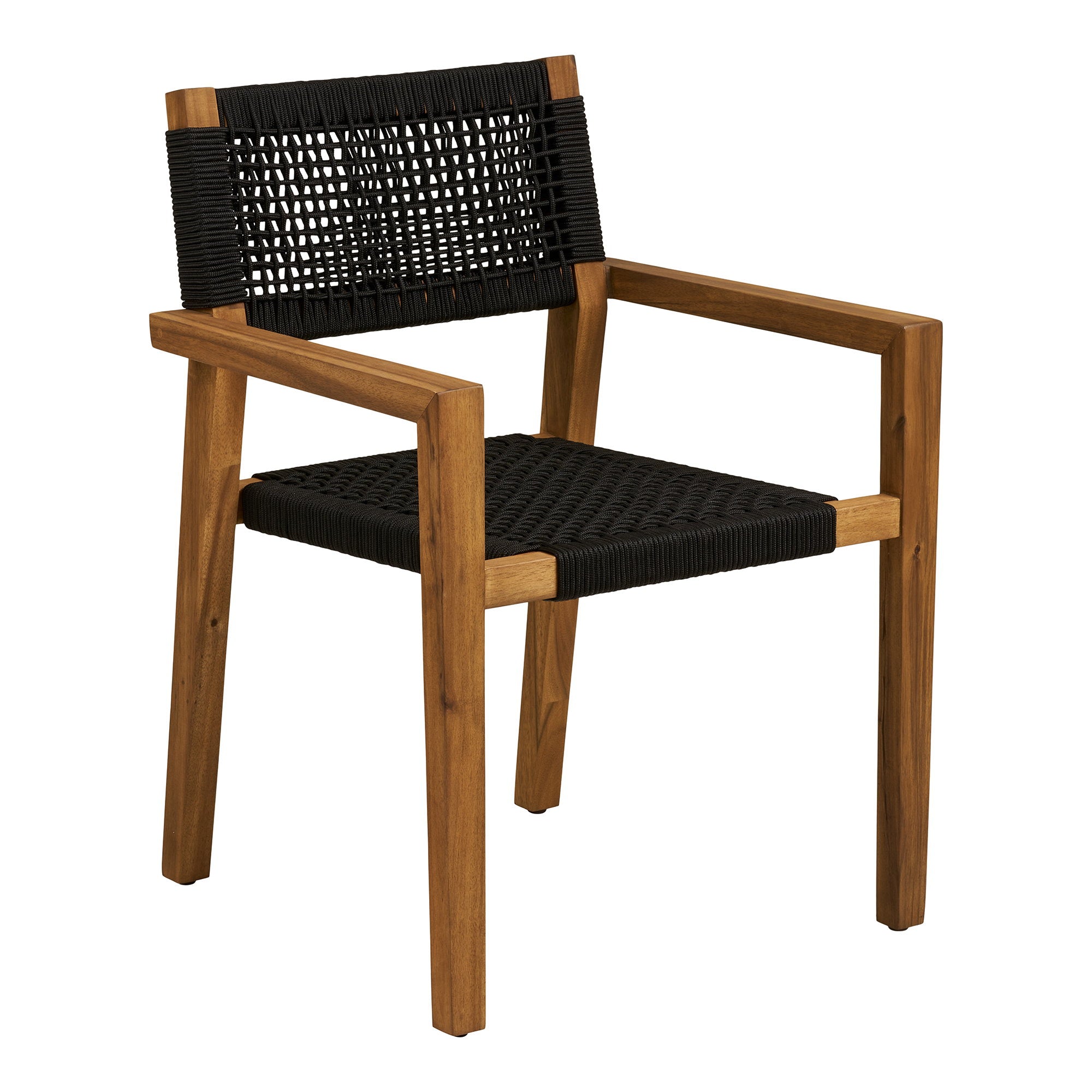 Anzio Dining Chair — Natural / Black