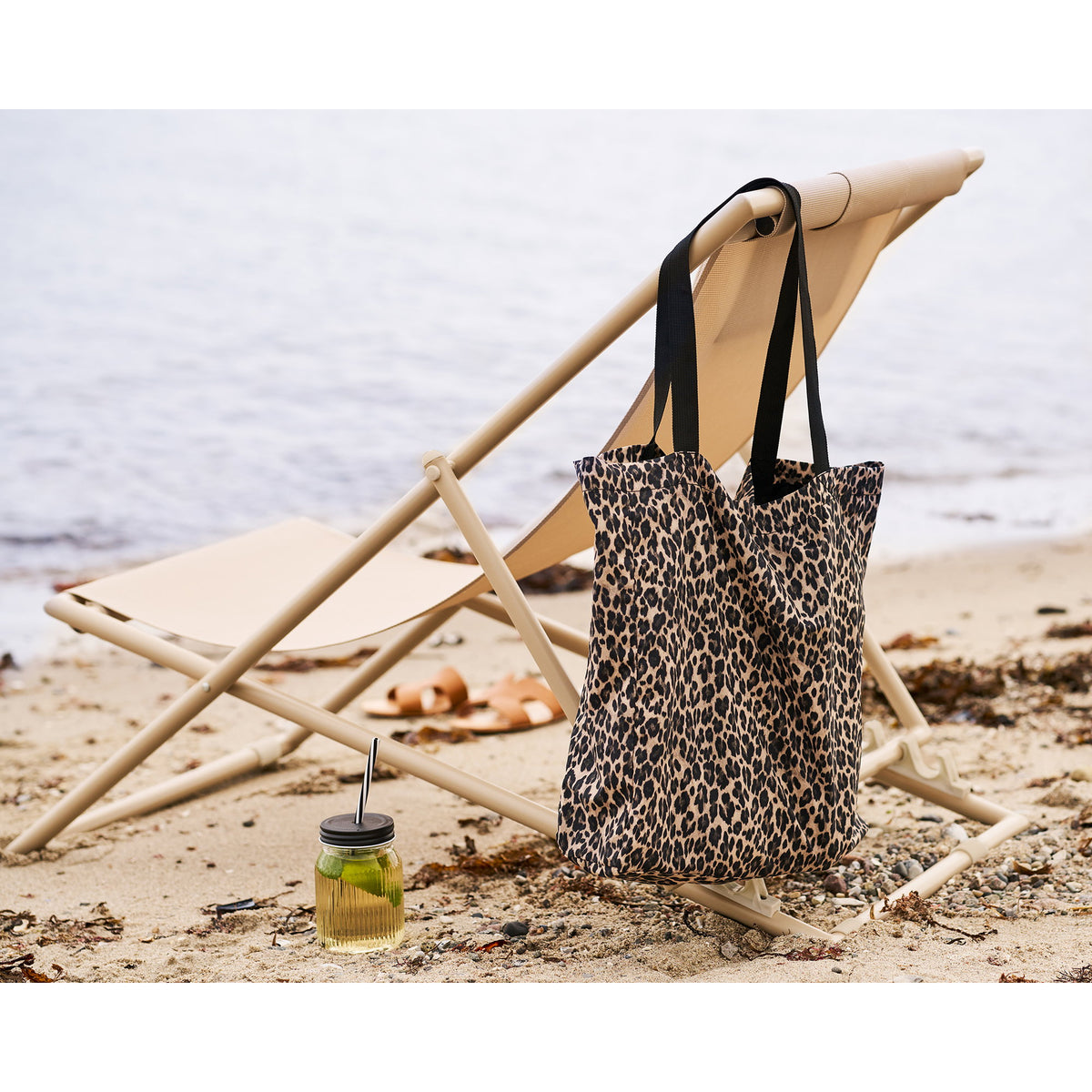 Curtis Beach Chair — Taupe