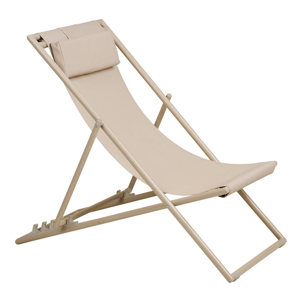 Curtis Beach Chair — Taupe