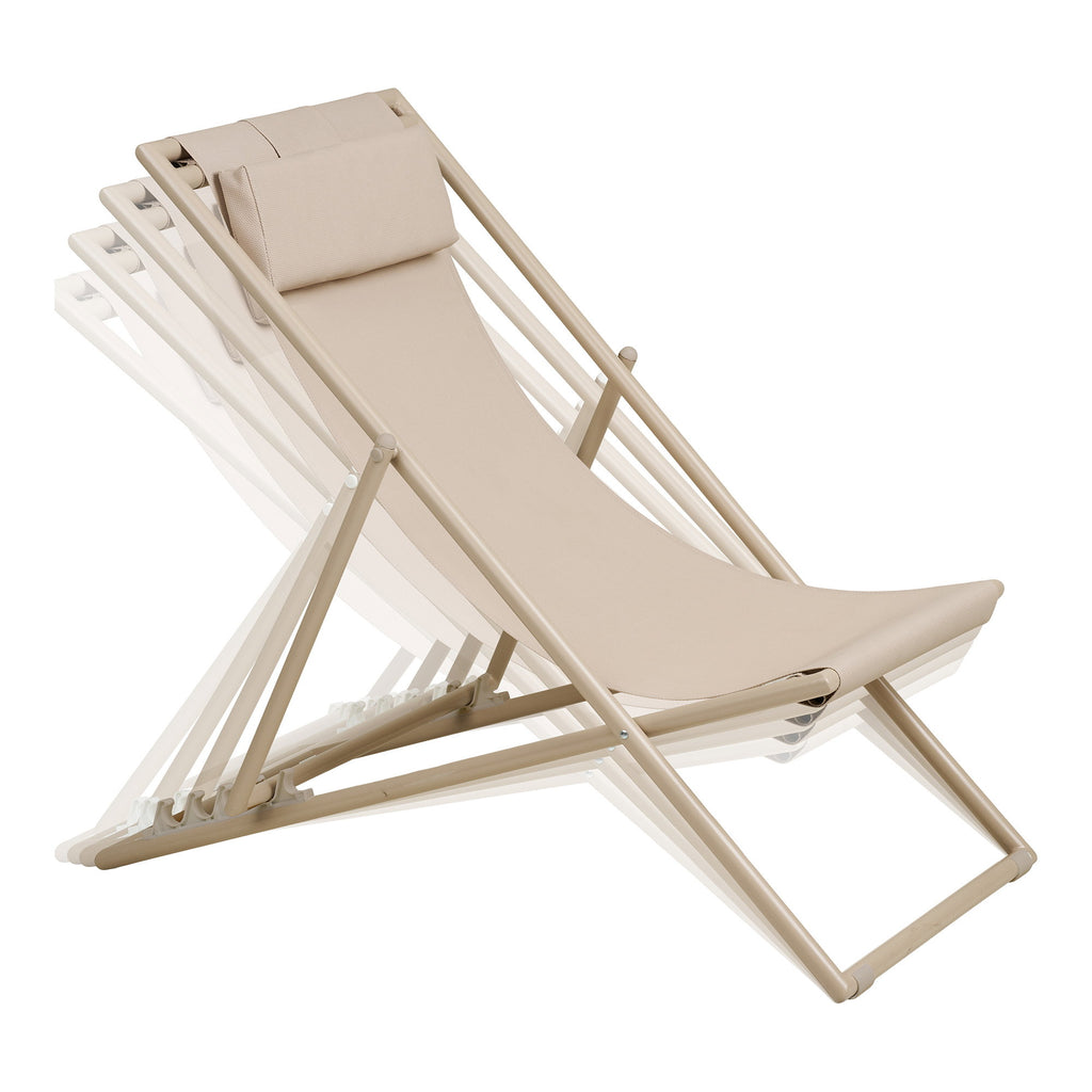 Curtis Beach Chair — Taupe