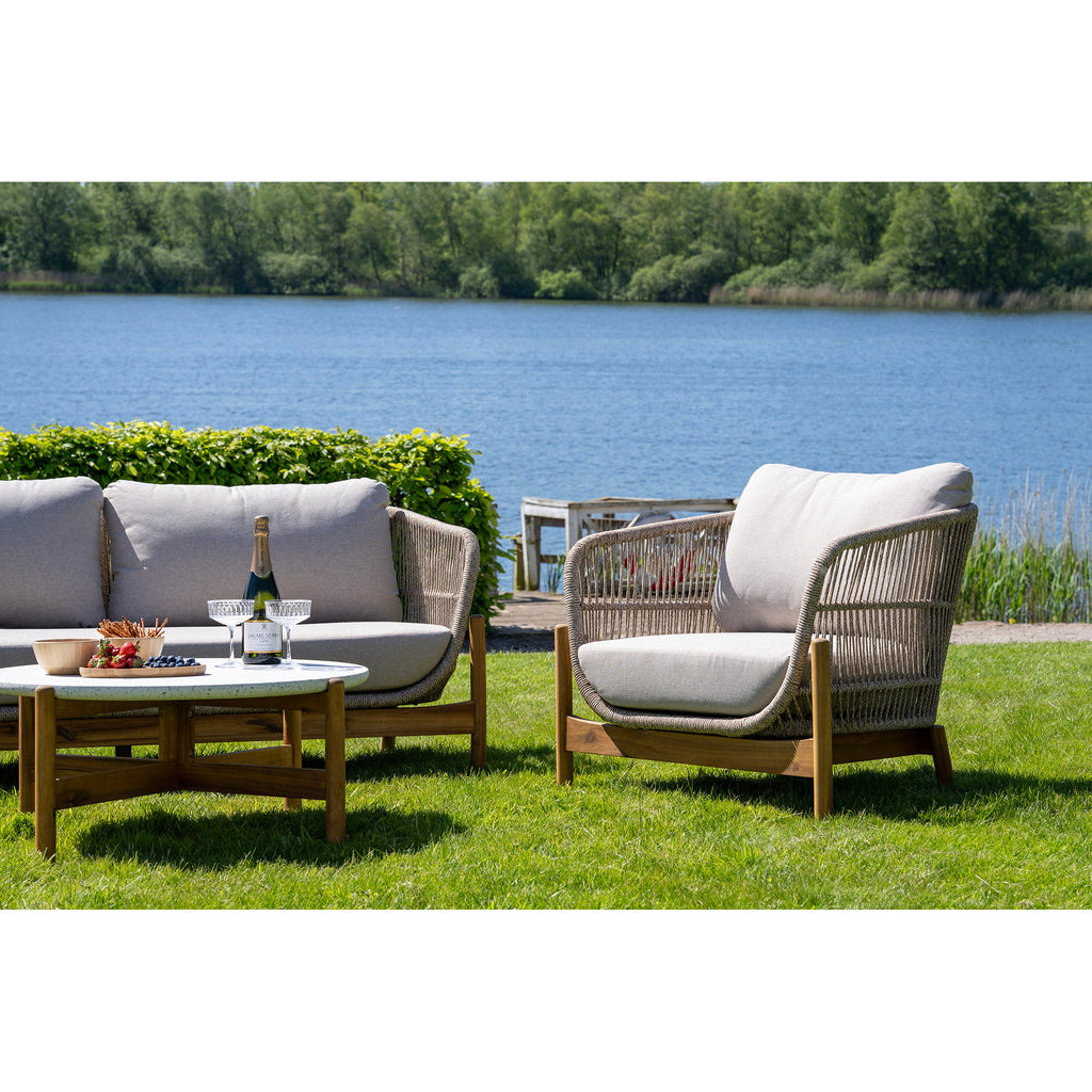 Terracina Lounge chair — Brown / Beige
