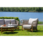 Terracina Lounge chair — Brown / Beige