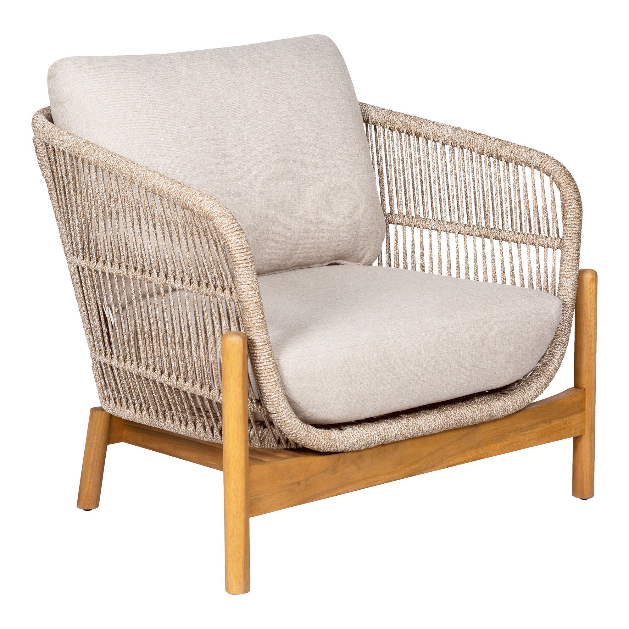 Terracina Lounge chair — Brown / Beige
