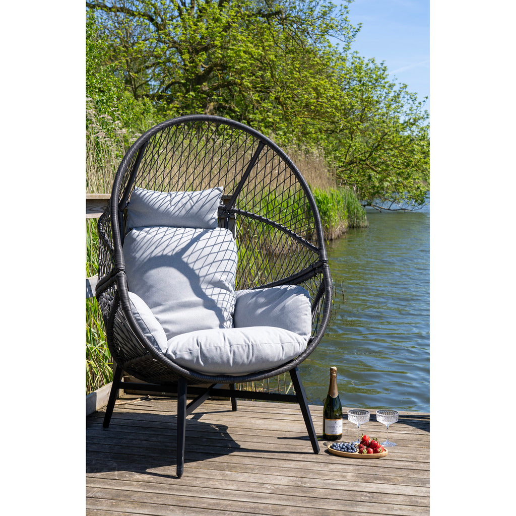 Rosario Lounge chair — Black