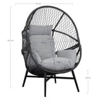 Rosario Lounge chair — Black