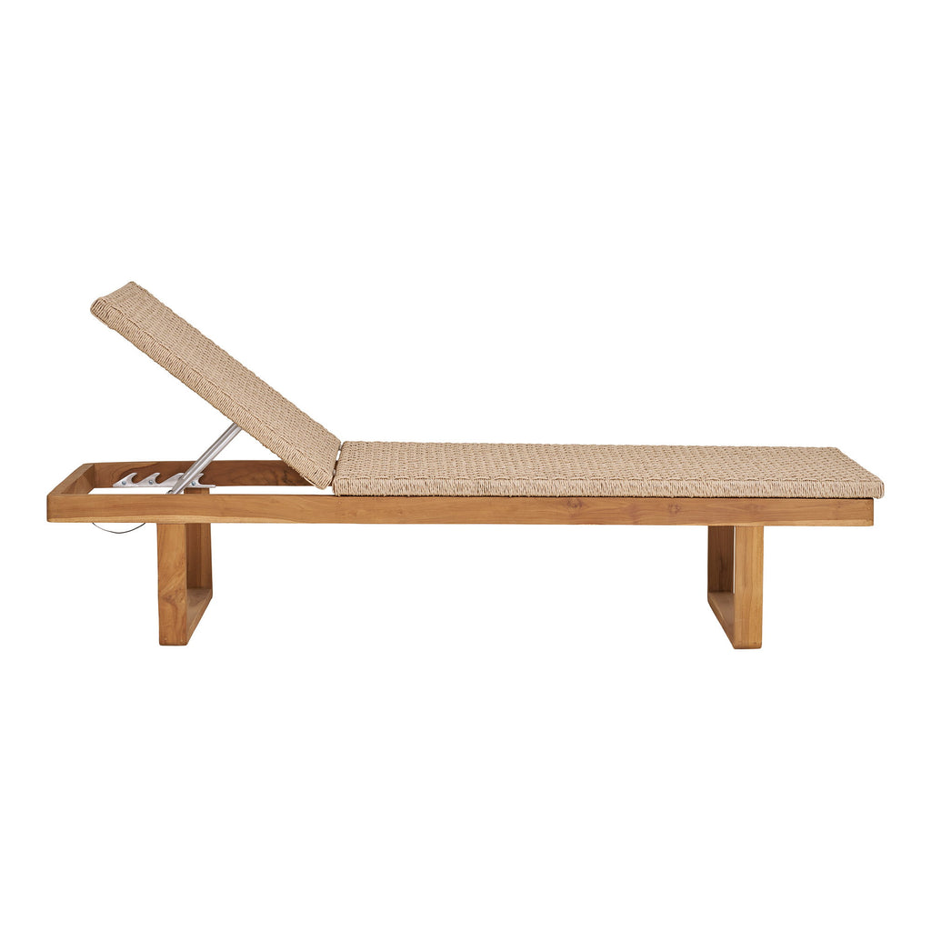Derby Sun Lounger — Natural