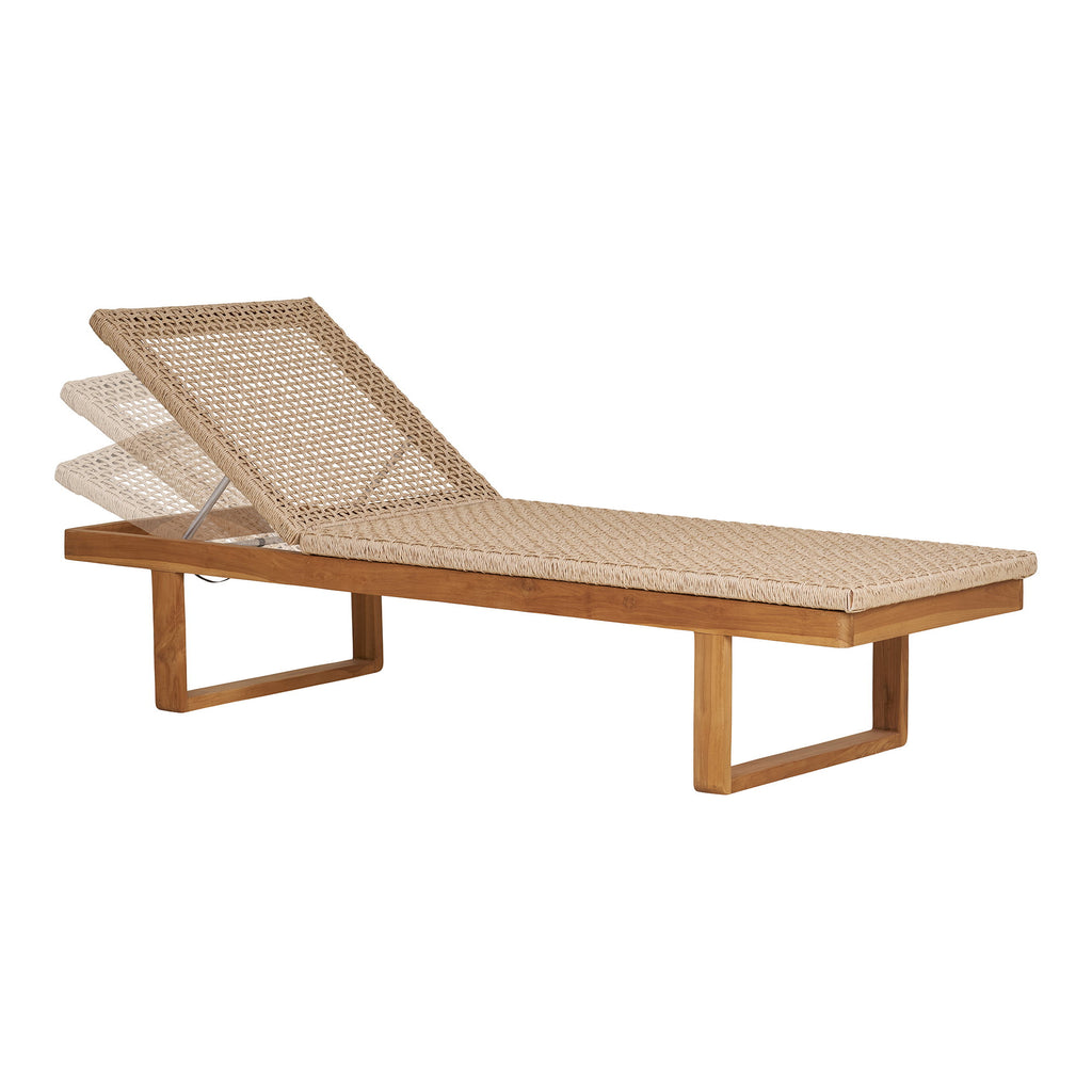 Derby Sun Lounger — Natural