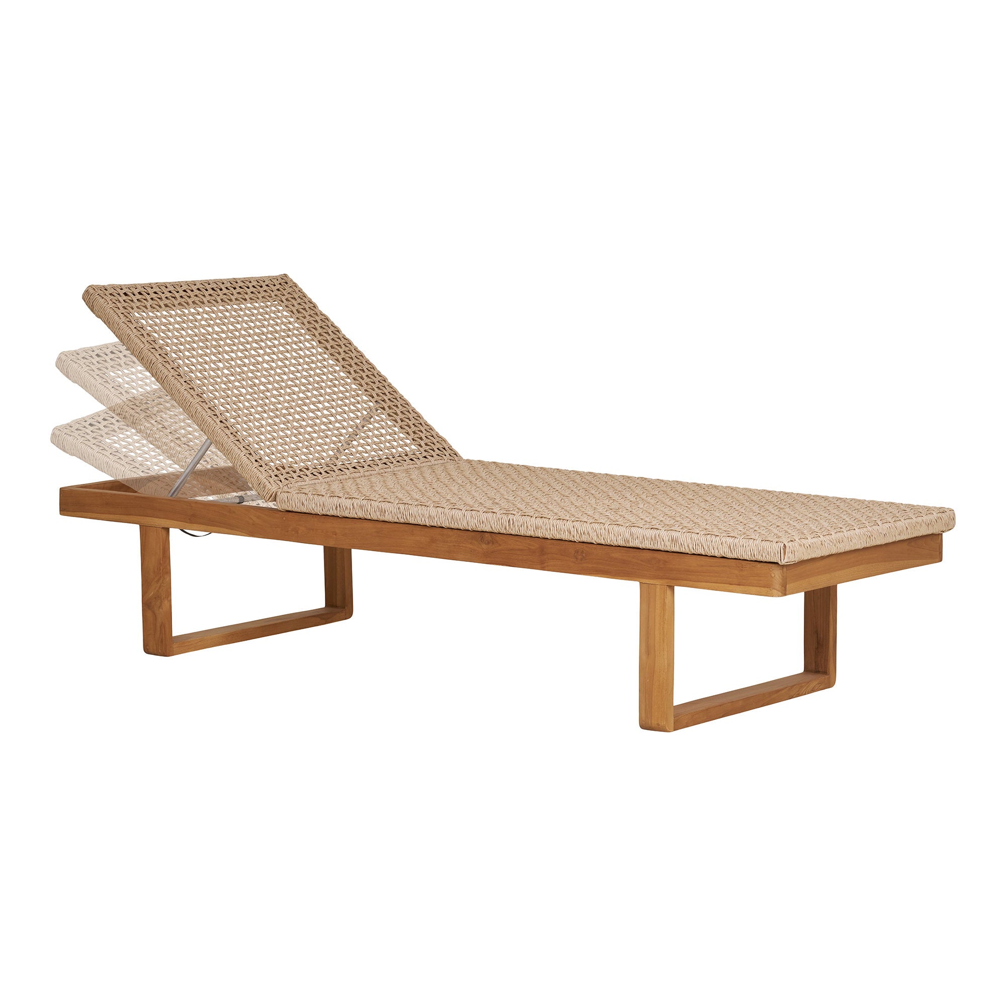 Derby Sun Lounger — Natural