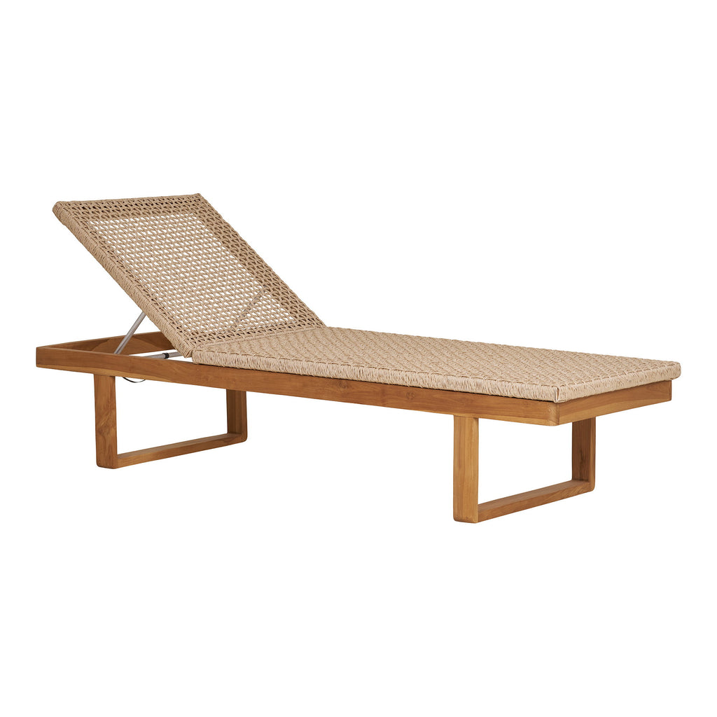 Derby Sun Lounger — Natural