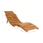 Arrieta Sun Lounger — Natural