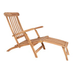 Arrecife Deck Chair with Cushion — Natural / White