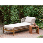 Terracina Sun Lounger — Brown / Beige