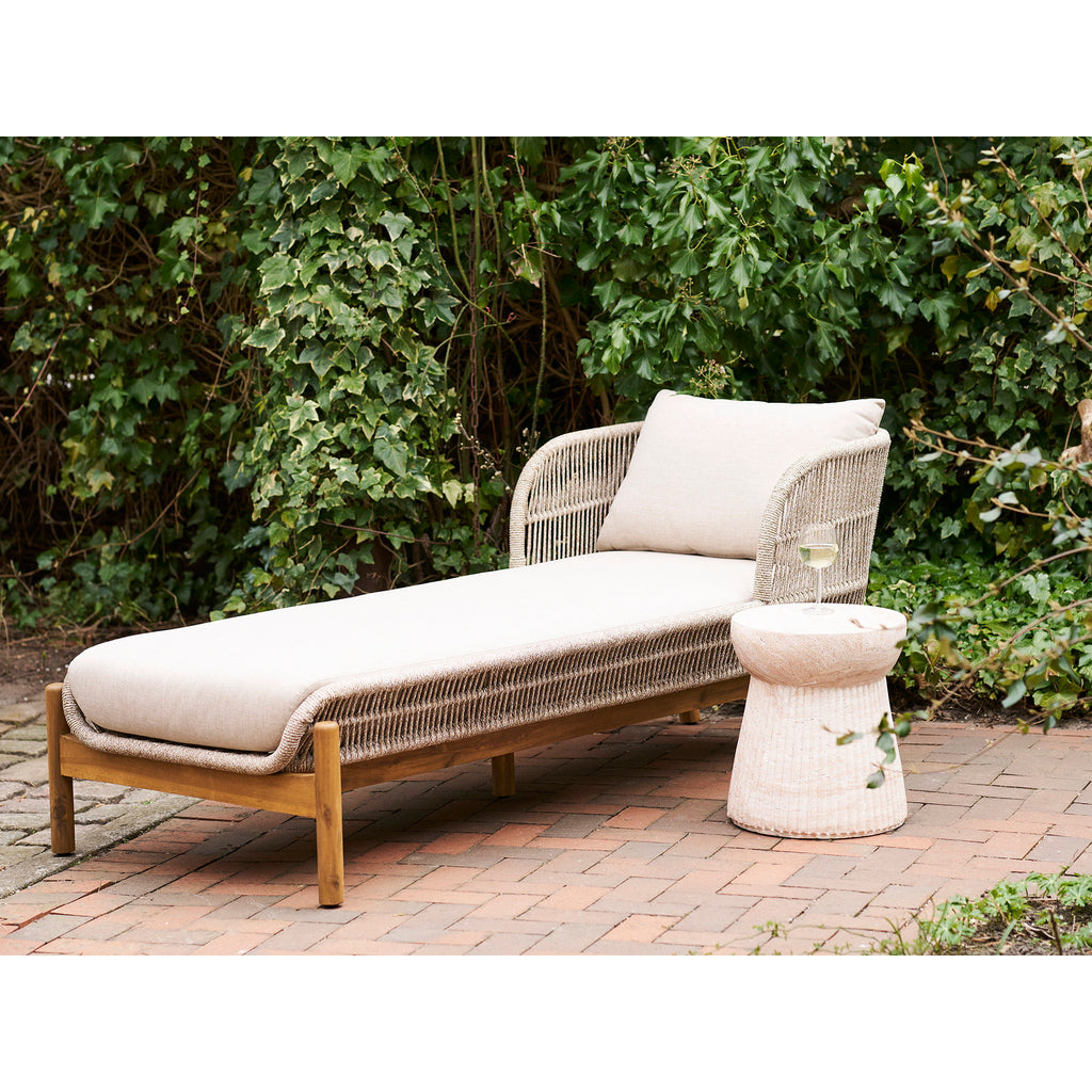 Terracina Sun Lounger — Brown / Beige