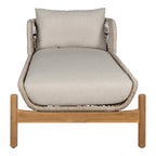 Terracina Sun Lounger — Brown / Beige