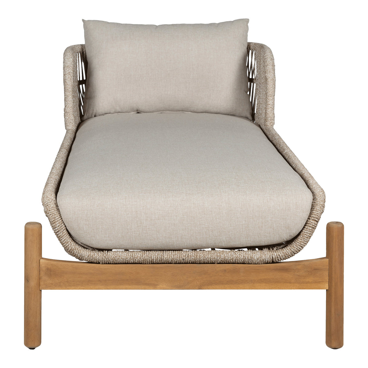 Terracina Sun Lounger — Brown / Beige