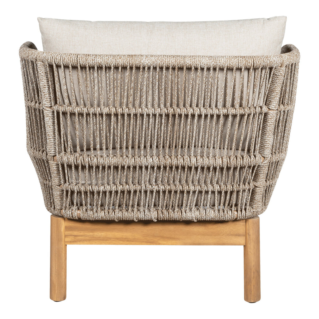 Terracina Sun Lounger — Brown / Beige
