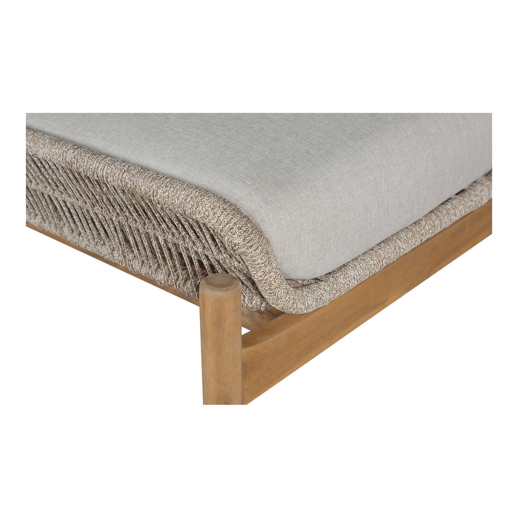 Terracina Sun Lounger — Brown / Beige