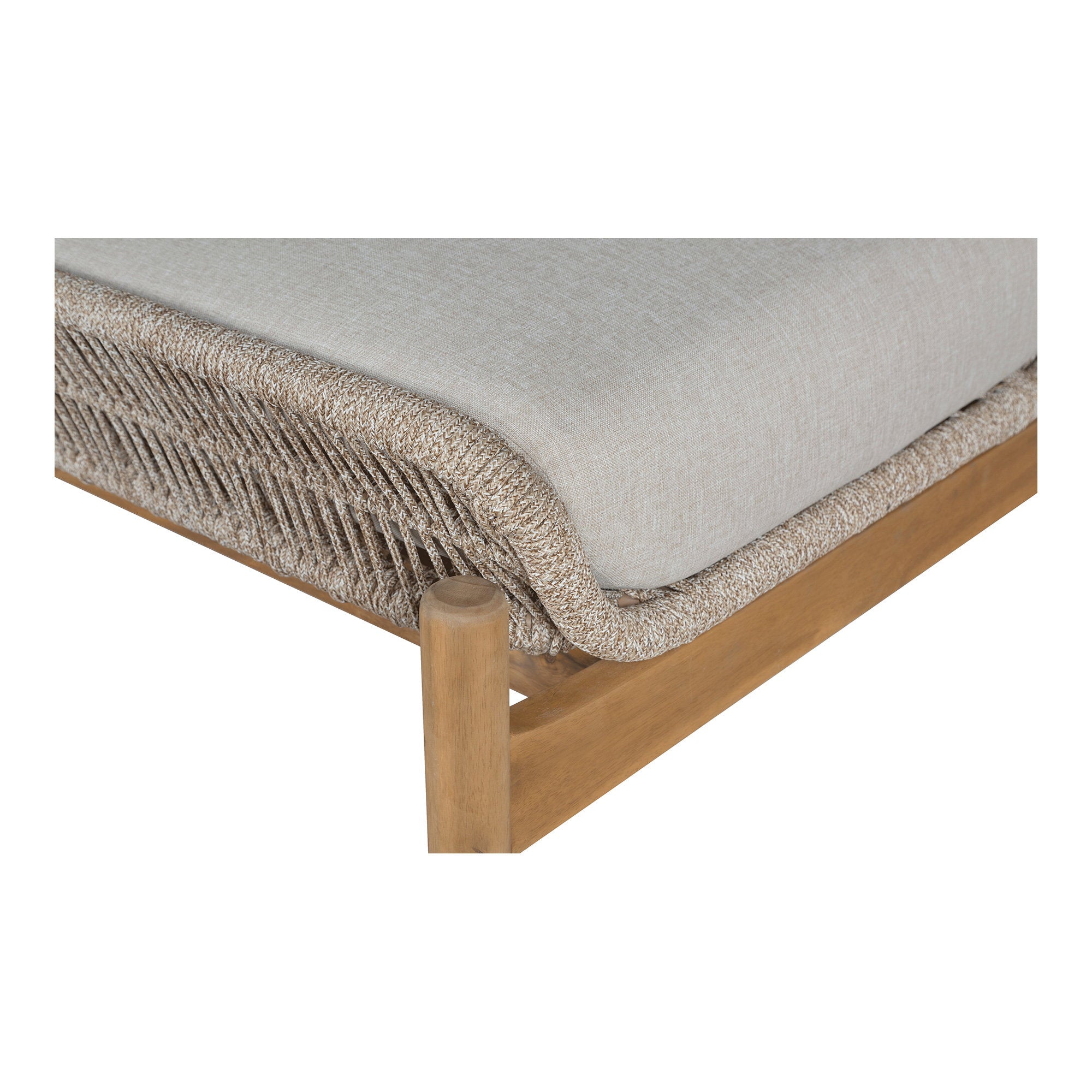 Terracina Sun Lounger — Brown / Beige