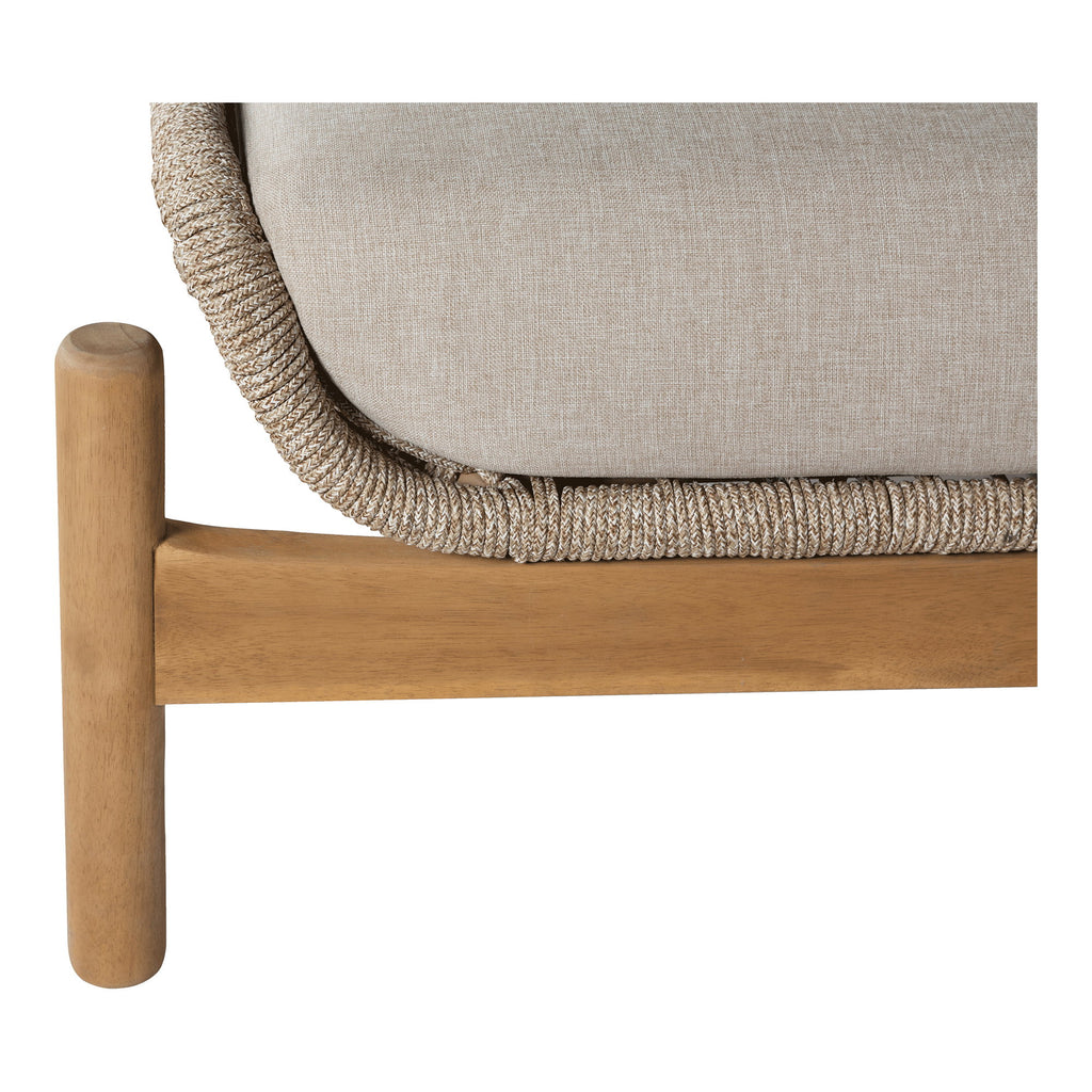 Terracina Sun Lounger — Brown / Beige