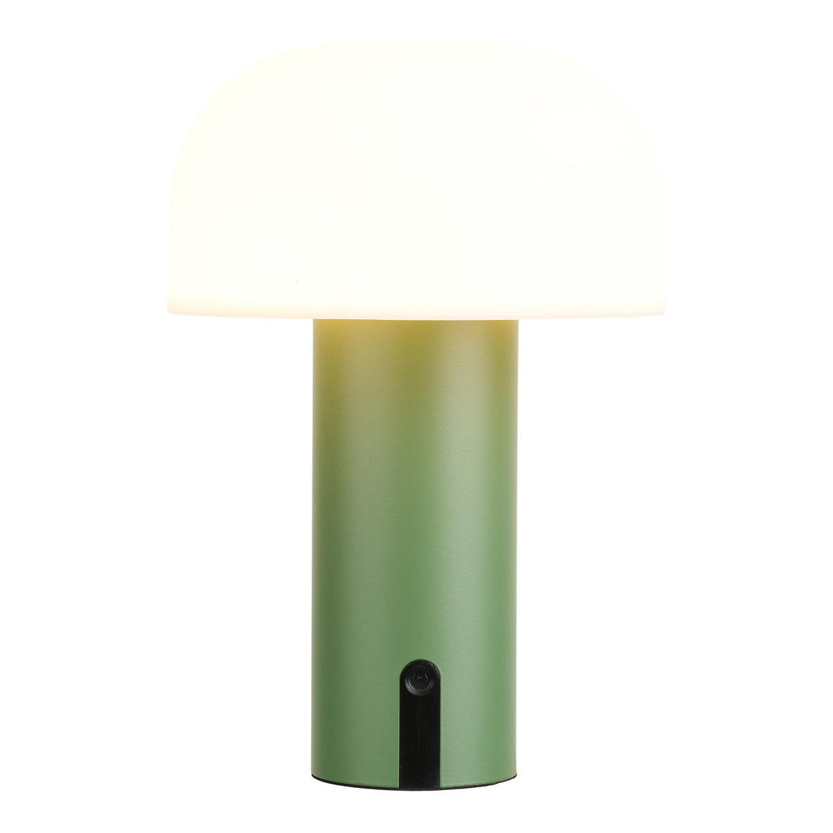 Soham LED Lamp — White / Green