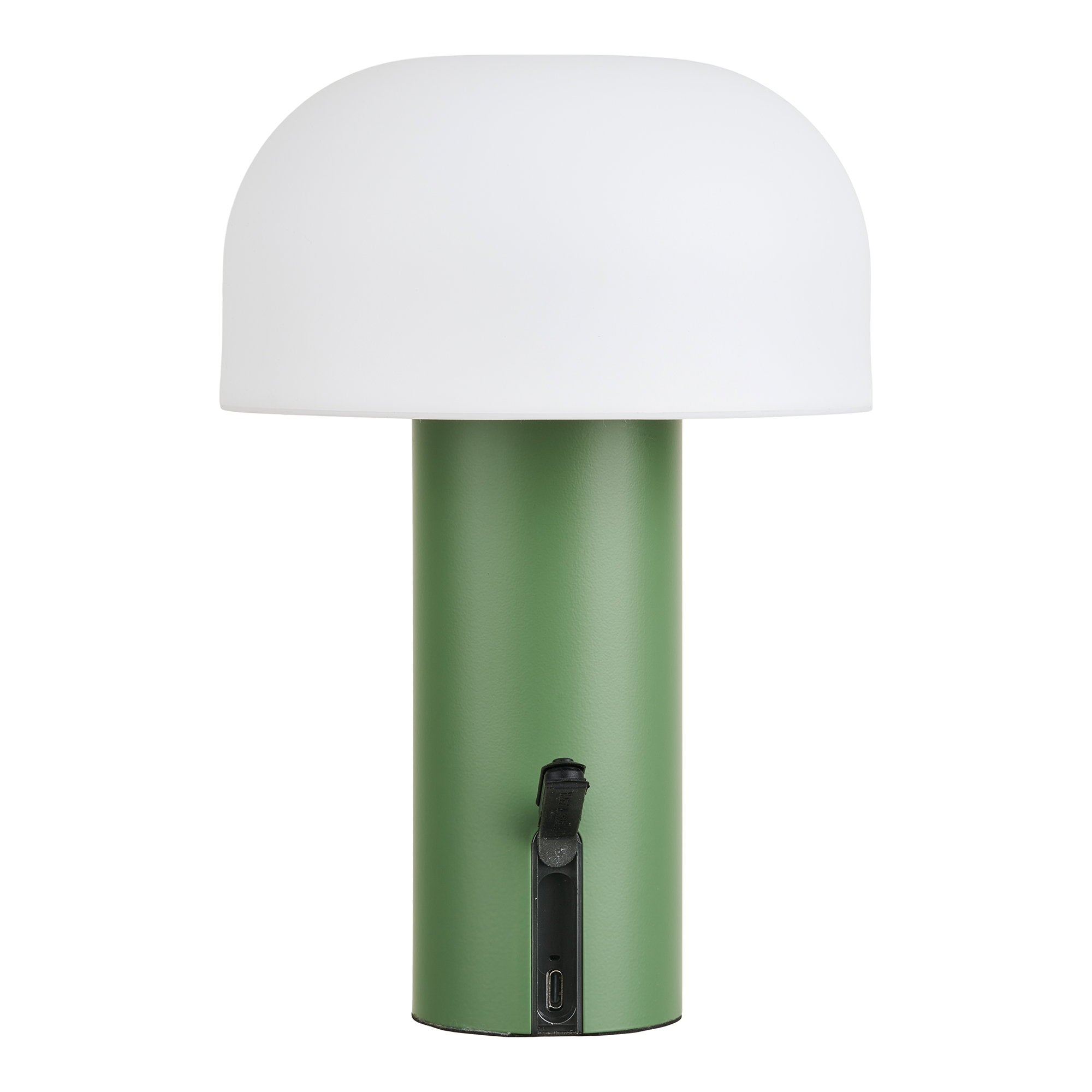 Soham LED Lamp — White / Green