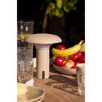 Ramsey LED Lamp — Beige