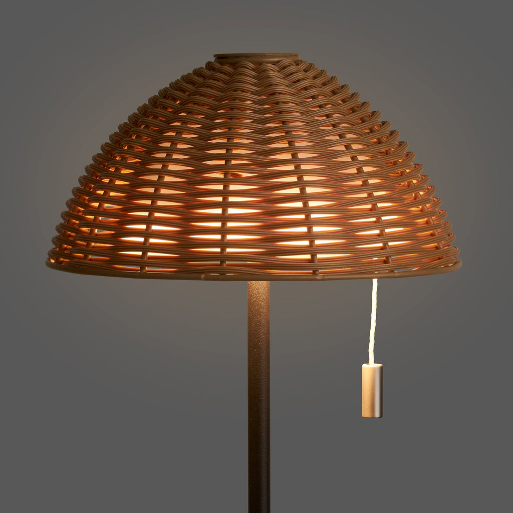 Wigan LED Table Lamp — Natural / Black