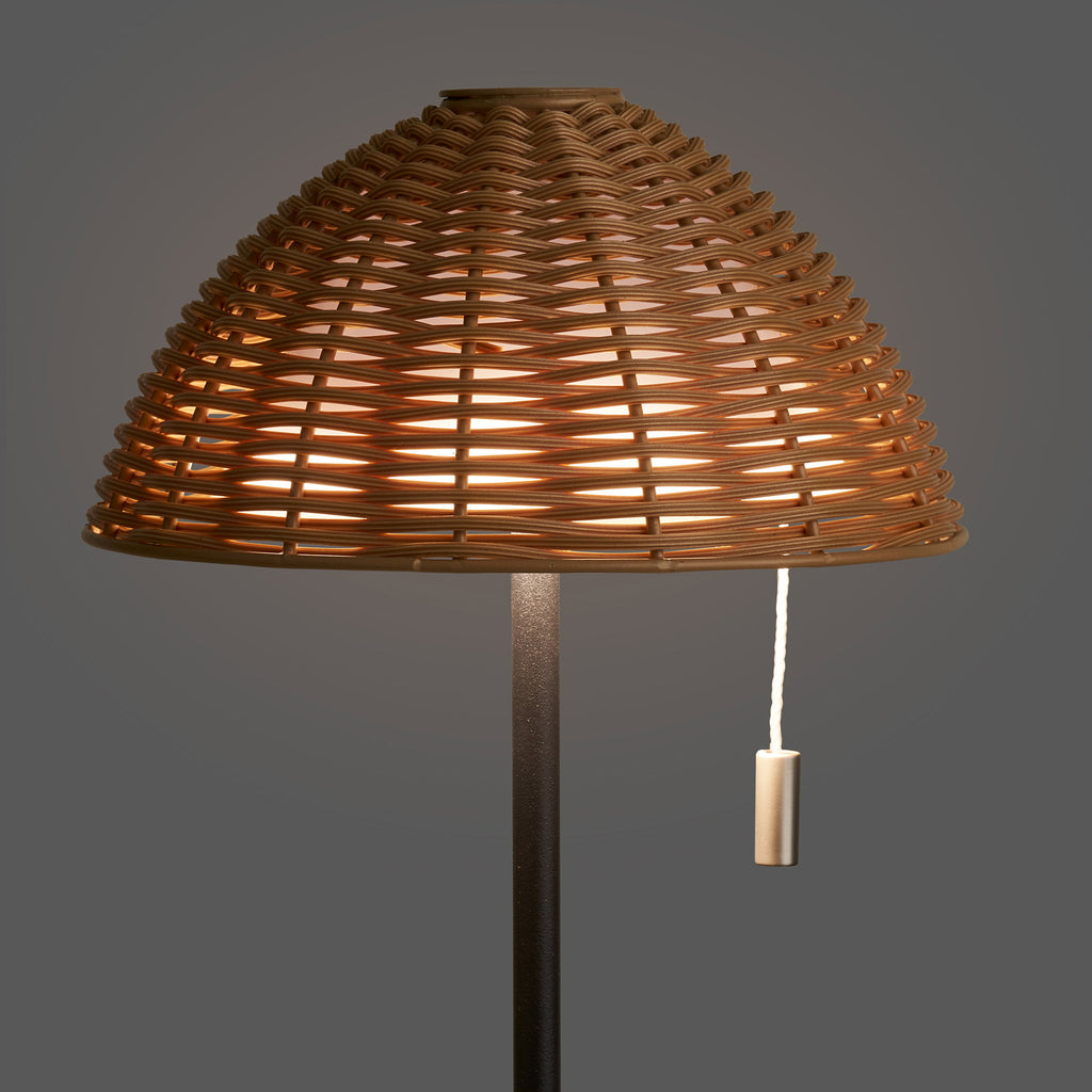 Wigan LED Table Lamp — Natural / Black