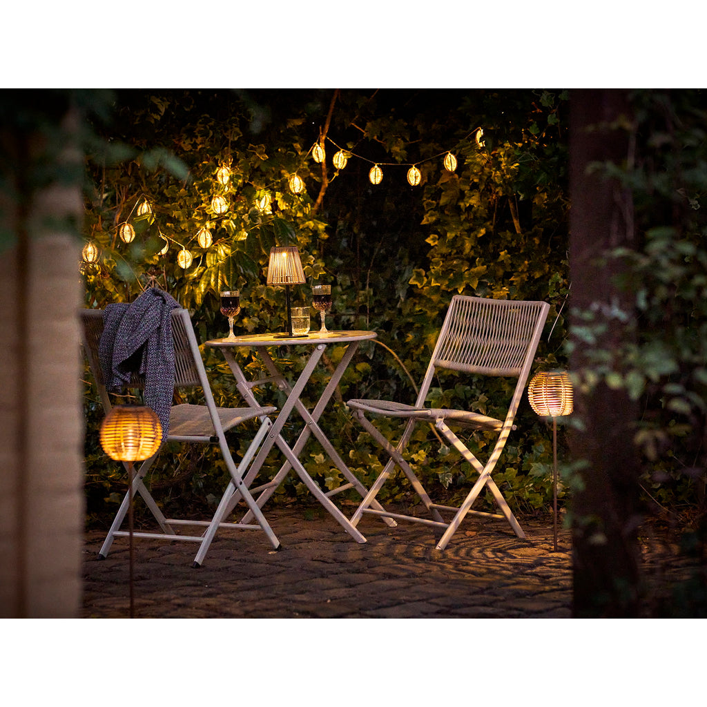Carlisle LED String Light — Natural / Black