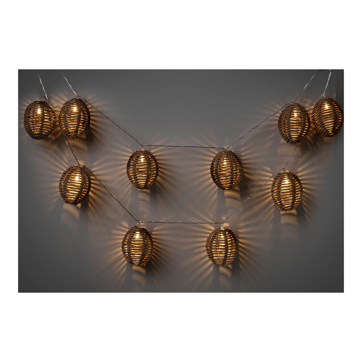Carlisle LED String Light — Natural / Black