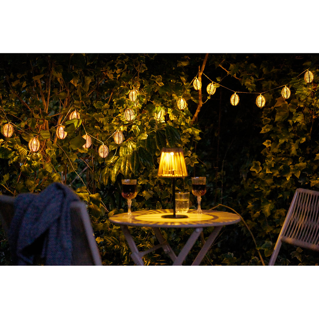 Carlisle LED String Light — Natural / Black